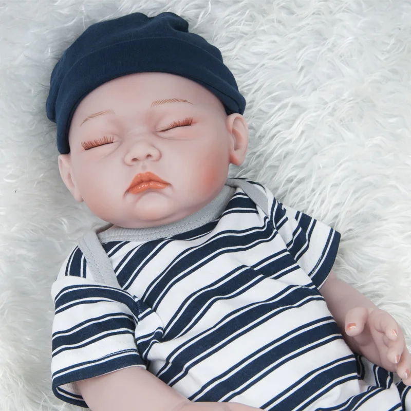 20 дюймов Новорожденные куклы Reborn Baby реалистичные мягкие силиконовые реалистичные куклы ручной работы для малышей игрушки для детей Подарки