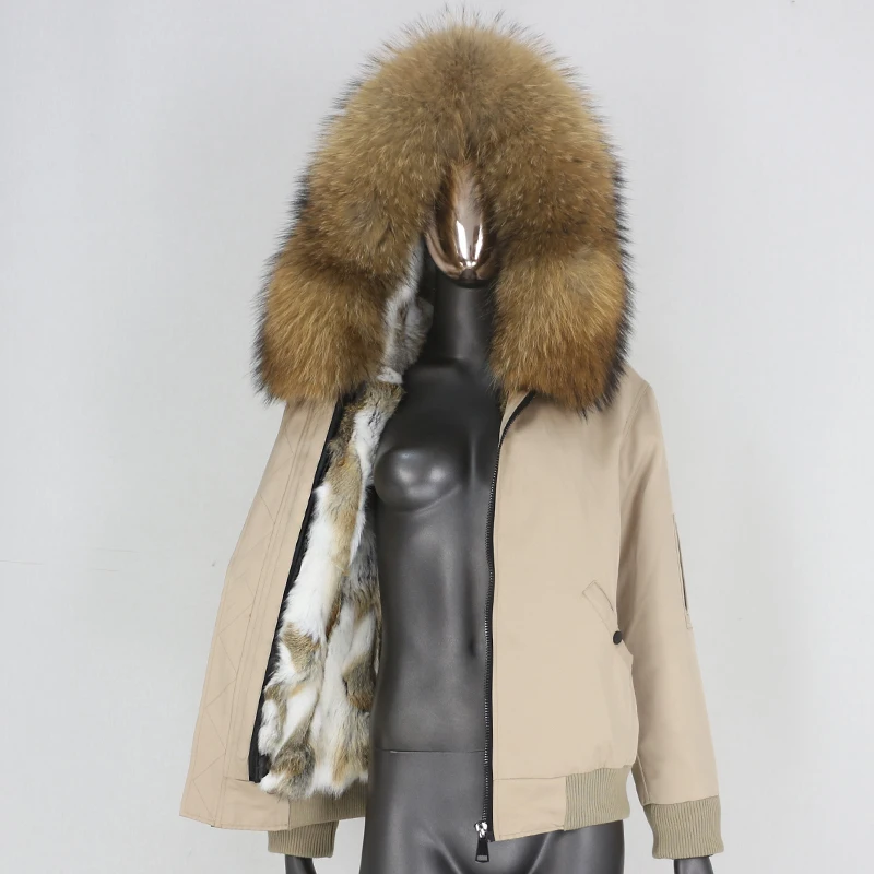 Женская водонепроницаемая зимняя куртка-бомбер