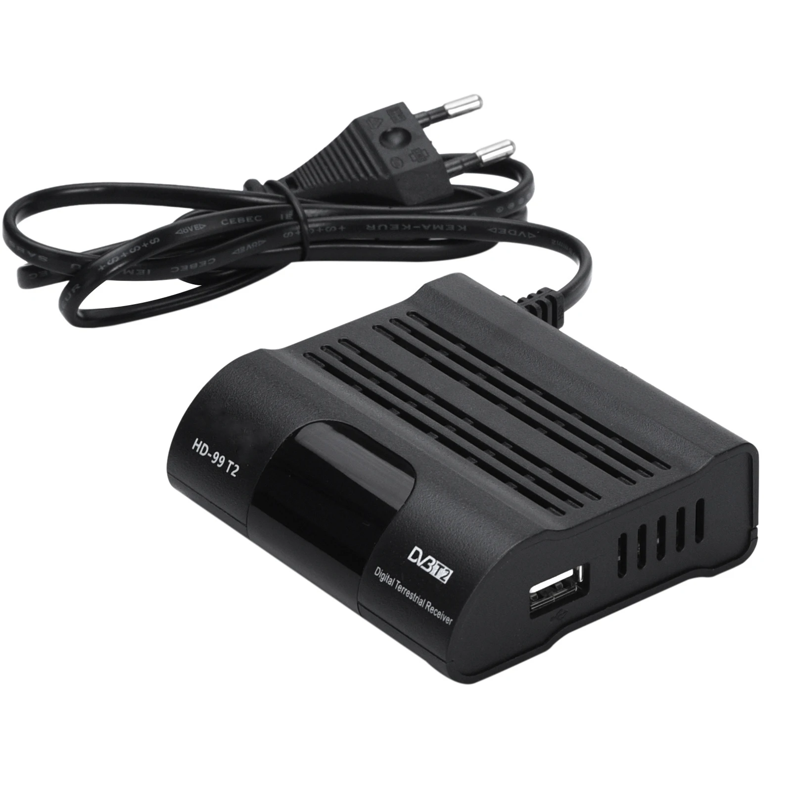 

DVB-T2 Home H.265 Set Top Box Accessories Smart Black TV USB Receiver With Remote Controller Digital Decoder HD 1080P Easy Use