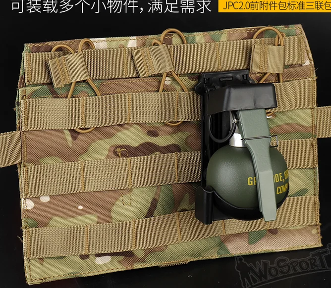 Sports Jpc2.0 Vest Front Accessory Package Standard Triple Package MOLLE Template Tactical Equipment