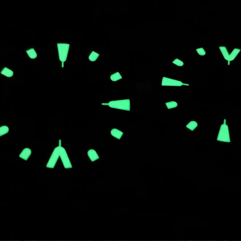 

For Seiko NH35A/NH36A Movement SKX007/009 Water Ghost Watch Dial SBBN033/SBDX017 Green C3 Luminous Dial Watch Modified