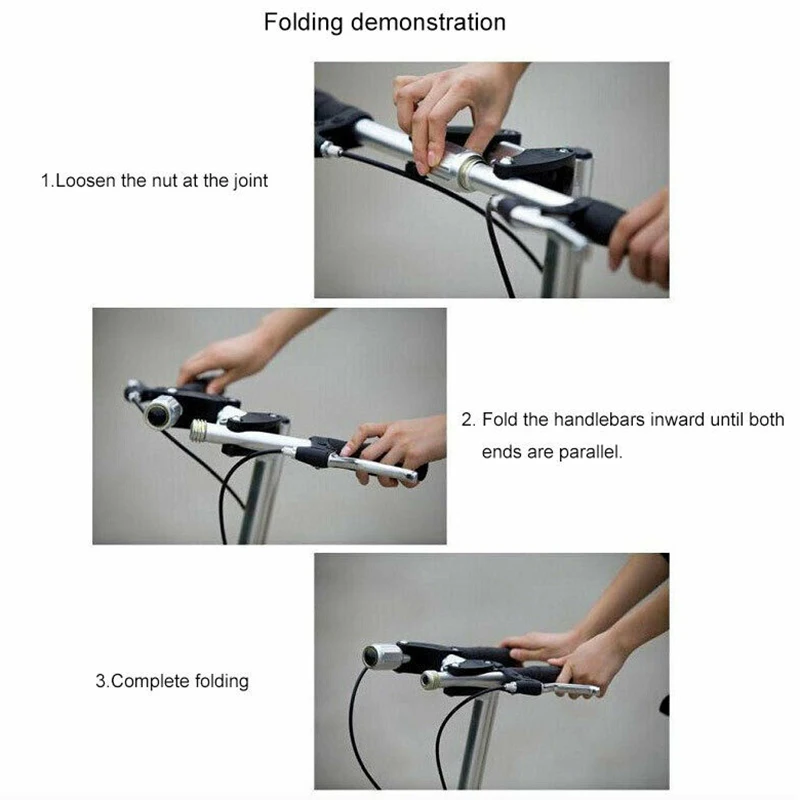

Aluminum Alloy Bicycle Folding Handlebar MTB Mountain Bicycle Handlebar