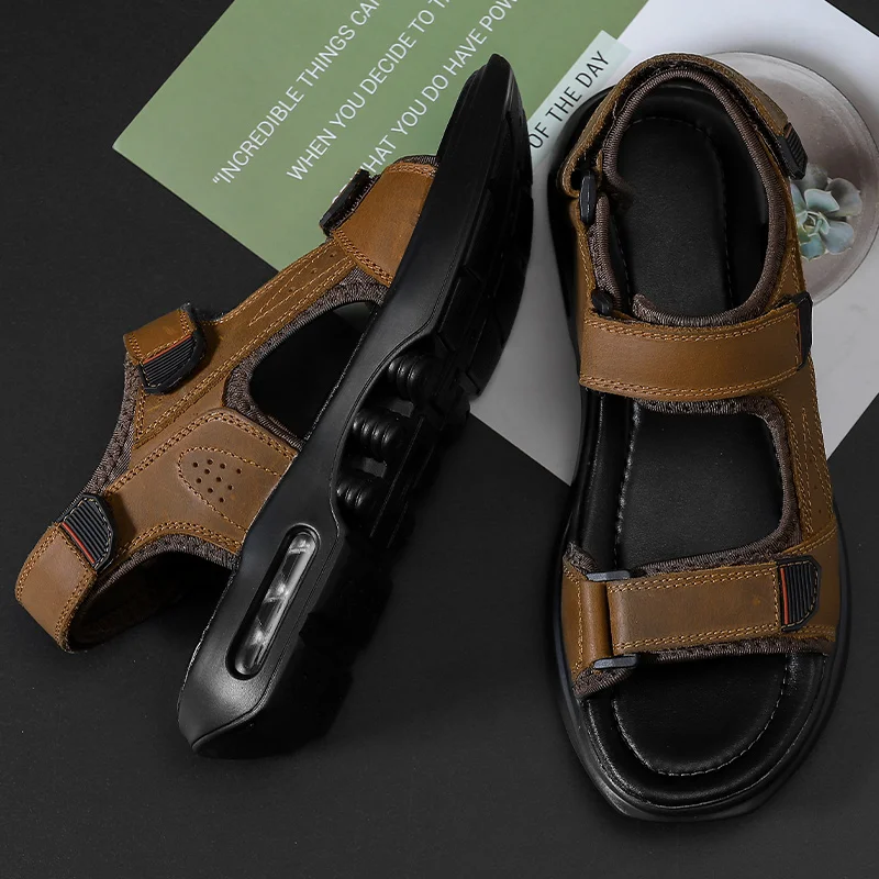 

Safety Sandals Beach Flip Flops Men's Slippers Roman Sandals Men Summer Sandalet Erkek Sandalen Heren Sport Sandles For