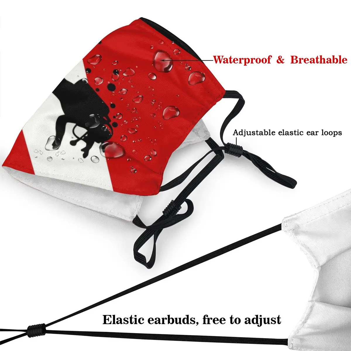 Маска-респиратор для дайвинга и с защитой от пыли | Аксессуары одежды