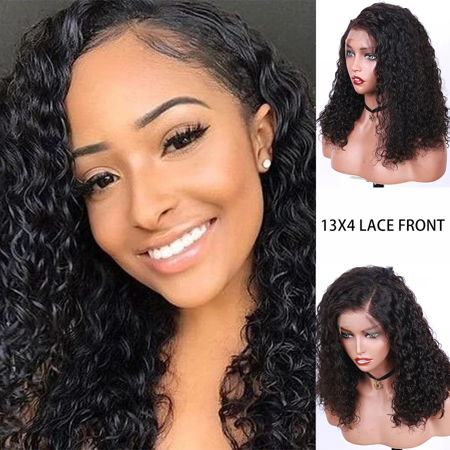 

13x4 Lace Front Human Hair Wigs 150% Pre Plucked With Baby Hair Bleached Knots Remy Hair Wigs For Black Women Swetcurly