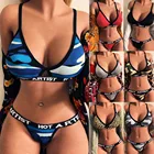 Комплект женского нижнего белья, бюстгальтер пуш-ап + стринги, цвет в ассортименте, S M L XL, 2021