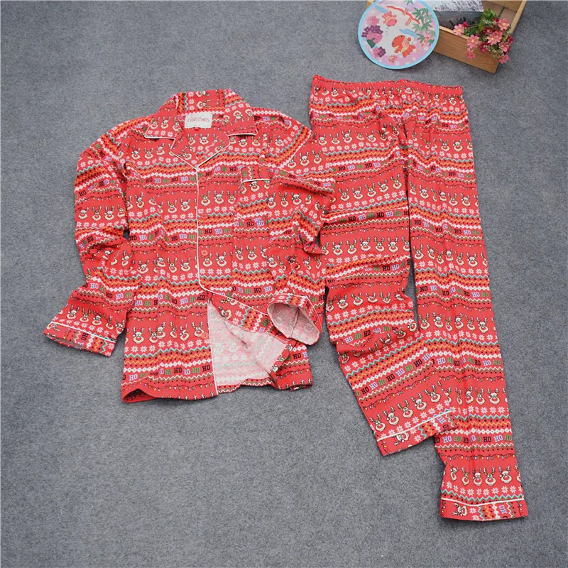 Pajamas for men Autumn long sleeve Flannel cotton Woven Comfortable sleepwear Men