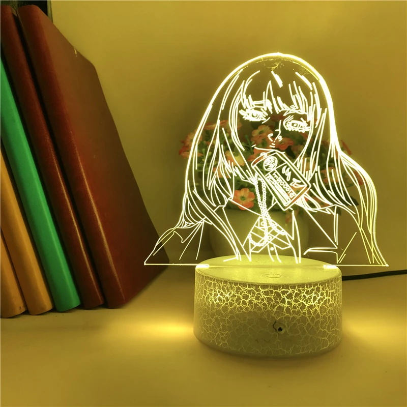 

Smart Phone Control 3D anime Lamp Unique Gift for Kids Hot Selling Atmosphere Living Room Decoration Jabami Yumeko Kakegurui