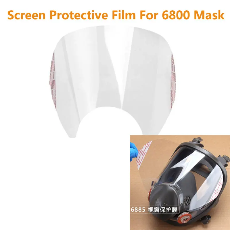 

Scratch Resistant Protective Film For 6800 Gas Respirator Full Face Mask Window Screen Protector Painting Spraying Accessories