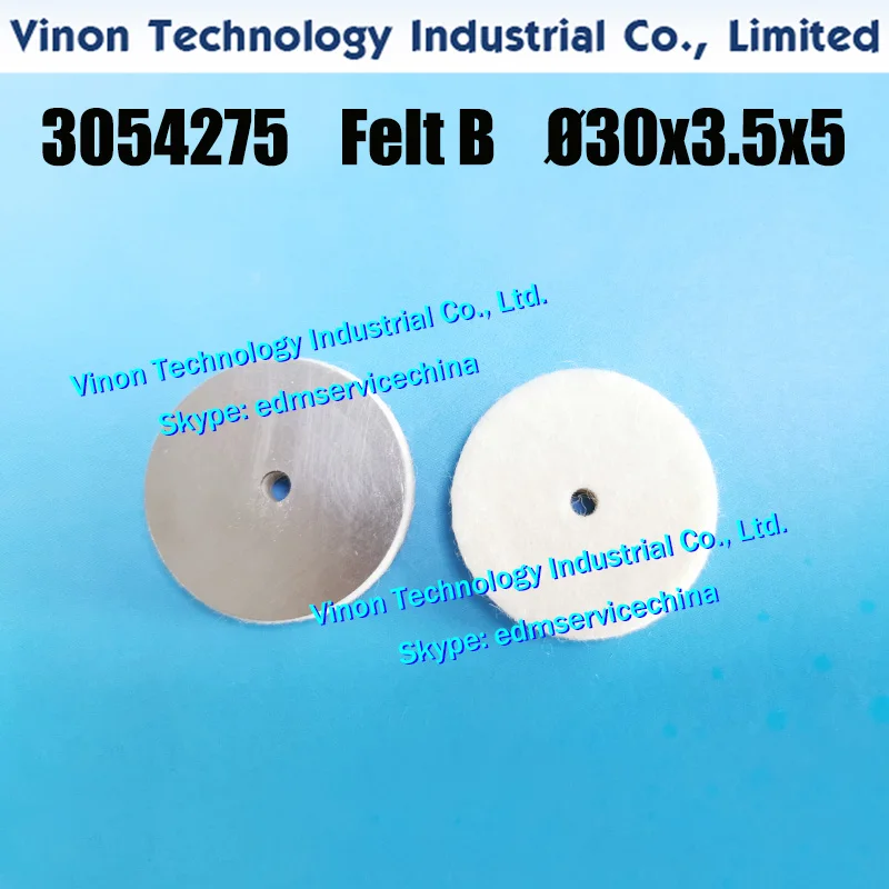 3054275 EDM Felt B Ø30x3 5x5 мм для Sodic k AQ325 AQ400 AQ537 AQ550 AQ750 AG400 AG600 МВт 409947 Станок резки проволоки