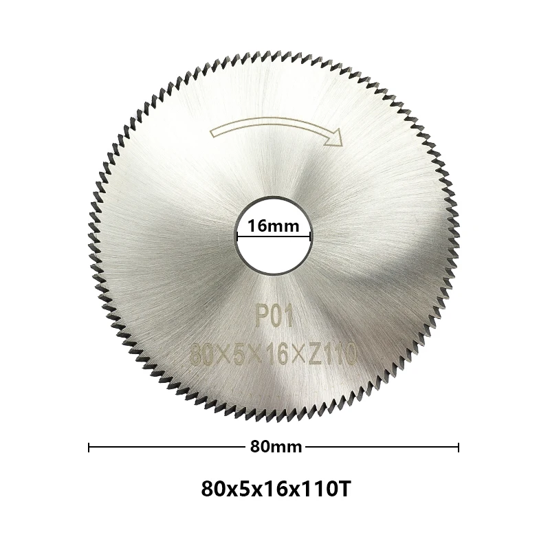 

CMCP 1 шт. P01 80x5x16x100T HSS лезвие станка для резки ключей с титановым покрытием пильное полотно для горизонтального ключа отрезной диск для ключей