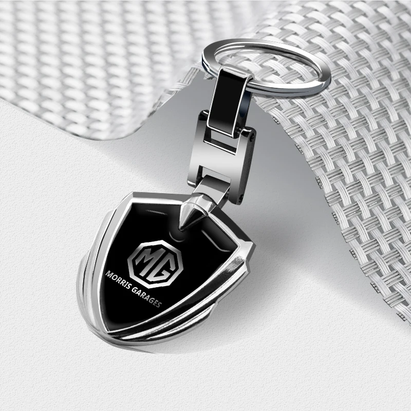 

1pcs Car Styling 3D Metal Car Keychain Auto Emblem Key Ring for MG Zr Zs Ev Zs 2021 Hs Ehs 42 Tf Zt 3 Gt Rx5 Gs Car Accessories