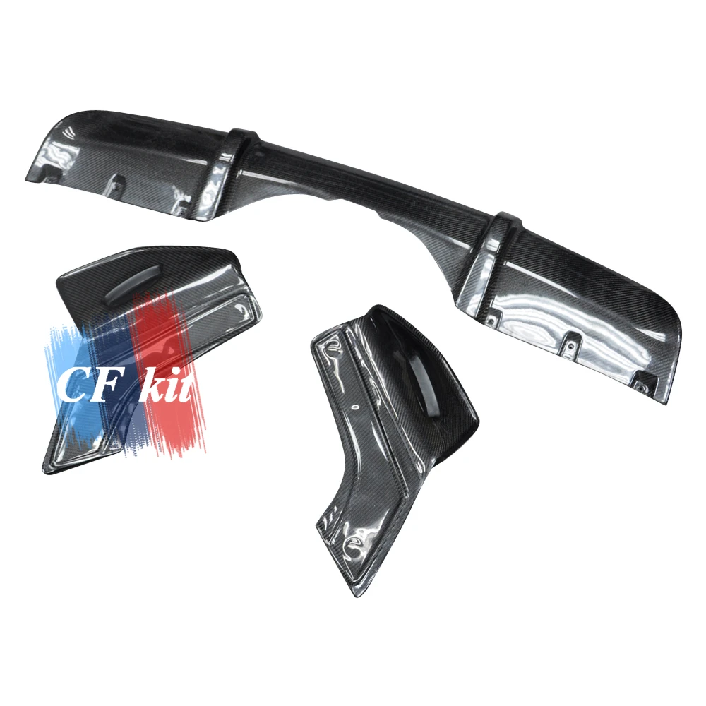 P Style M-Tech губа заднего бампера из углеродного волокна для BMW F15 M Sport 2014 Up диффузор