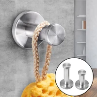 stainless steel hanger bathroom clothes coat hook no rust living room cylindrical hanging holder silver color