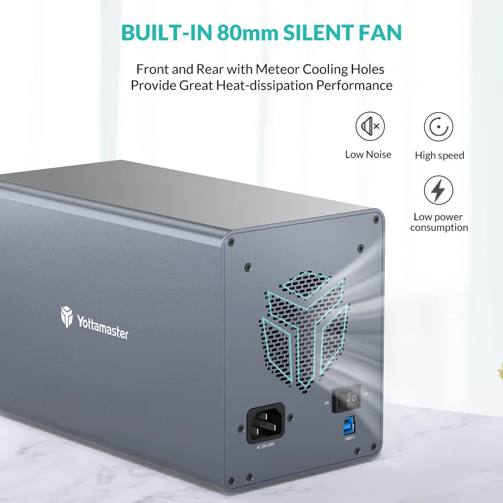 Корпус для жёсткого диска Yottamaster FS4U3 2 5 дюйма USB 3 к SATA 0 | Компьютеры и офис