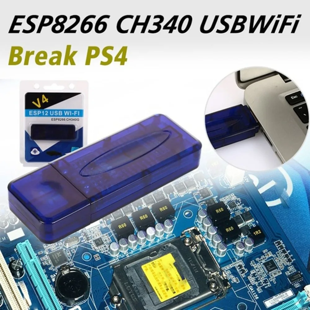 For PS4 WiFi ESP8266 CH340 chip USB Wireless Module Compatible Nodemcu for Arduino Hot