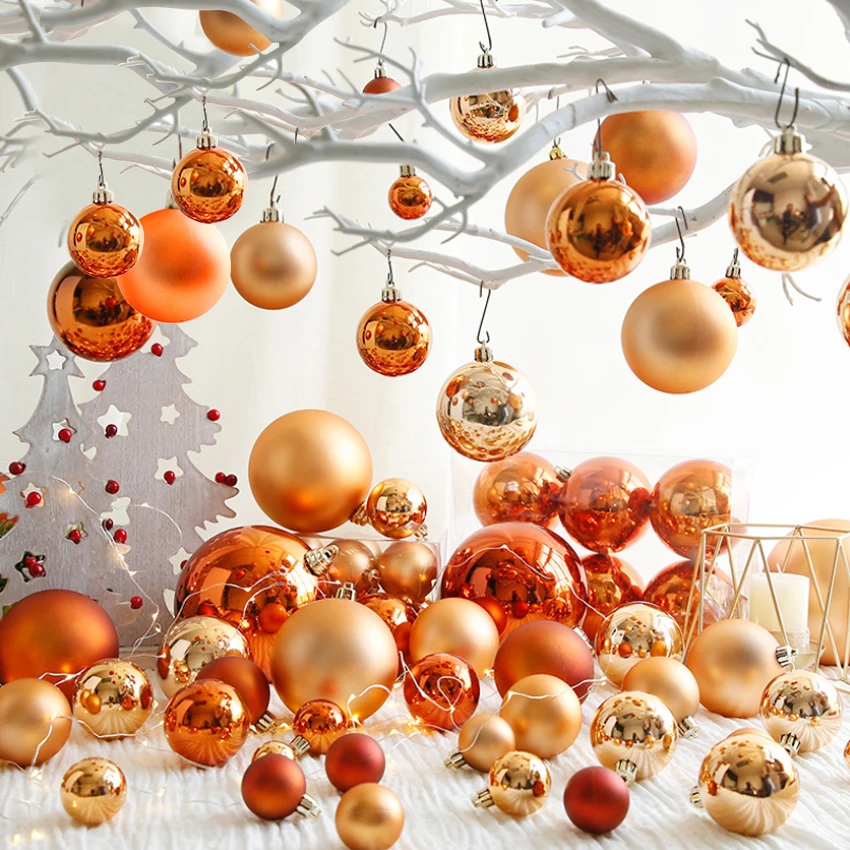 24 шт./лот цвет 6 см/2 4 дюйма украшение для рождественской елки шар украшения