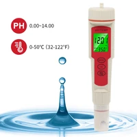 2 in 1 ph meter temperature digital tester water quality monitor lcd purity test thermometer for pool drinking water aquarium