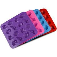 creative conch chocolate silicone mould soft candy mold silicone mold silicone ice lattice kitchenware