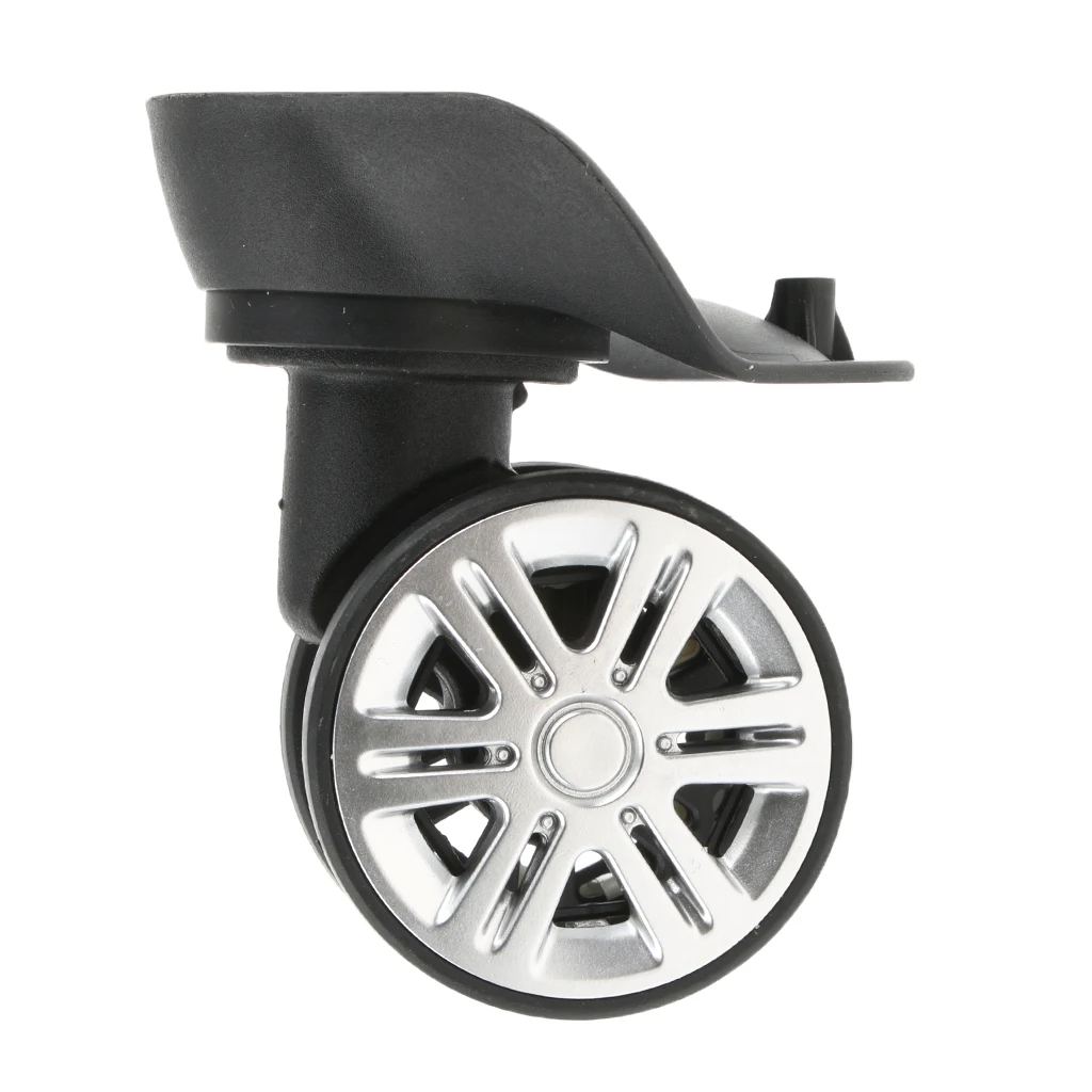 1 Pair A09 Swivel Dual Roller Wheels Suitcase Luggage Replacement Casters for Travelling Bag | Parts &amp Accessories