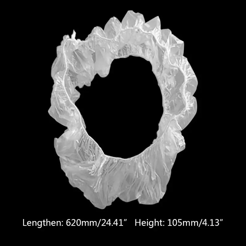 

100pc Universally Car Disposable Plastic Steering Wheel Cover Waterproof For Car A0NE