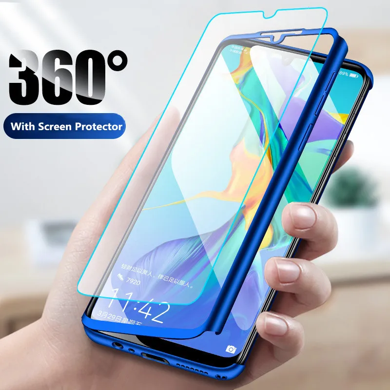 Чехлы с полным покрытием 360 шт. для Huawei Mate 20 Pro Lite чехол P20 P30 Y5 Y6 Y7 Y9 2019 Nova 5 5i защитной