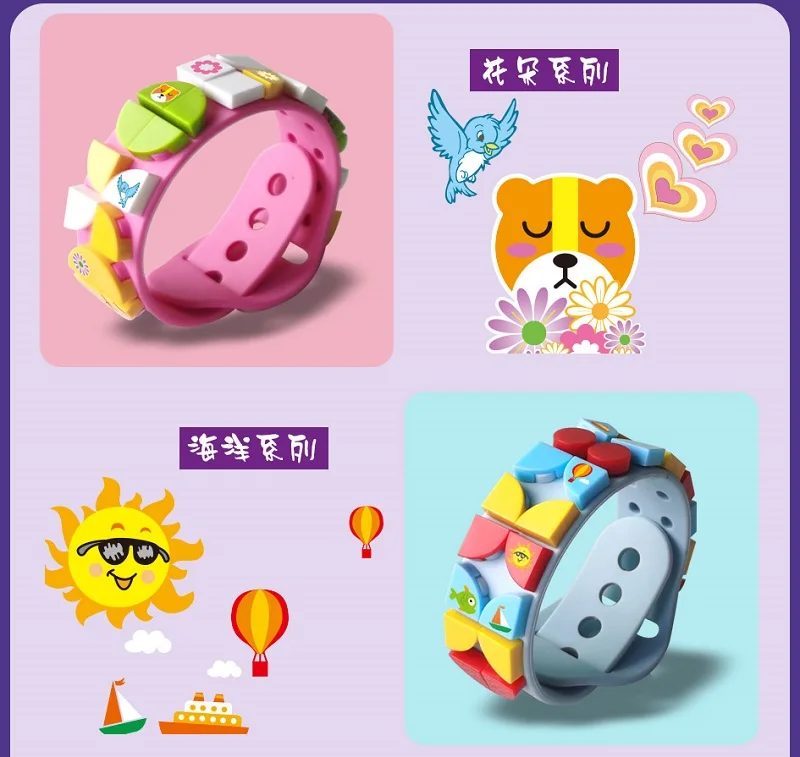 

MOC Dots Bracelet DIY Craft Building Blocks Homemade Craft Sets Creative Jewelry Toys For Kids Girls Child Birthday Gift