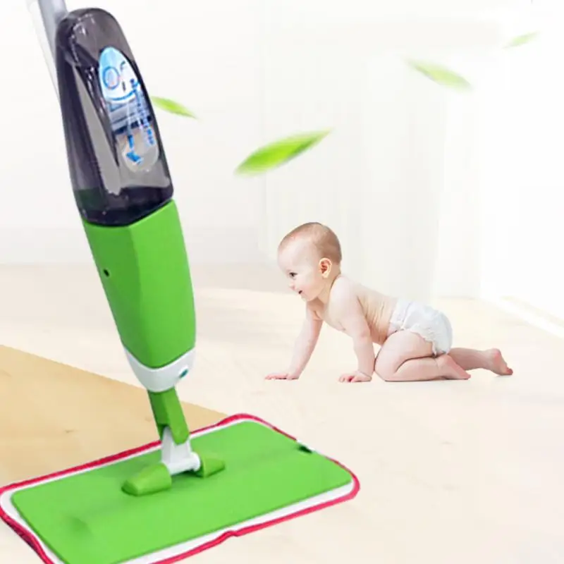 

1pc Microfiber Spray Magic Automatic Spin Mop Wet And Dry For Universal In Many Types Of Floors Cleaning Dust Spin Mop Hot Sale