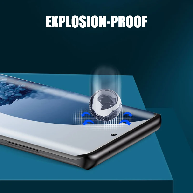 4 Pack Galaxy S20 Plus Screen Protector TPU for Samsung S7 edge S8 9 10 S21 FE Note 20 Ultra 5G Hydrogel Front Back Film sheild
