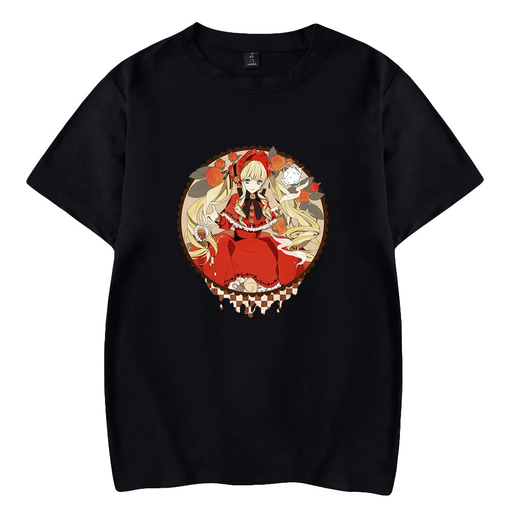 

Manga Rozen Maiden Tshirt O-Neck Summer Short Sleeve Women Men's Tshirt Harajuku Streetwear 90s Japanese Anime Clothes Plus Size