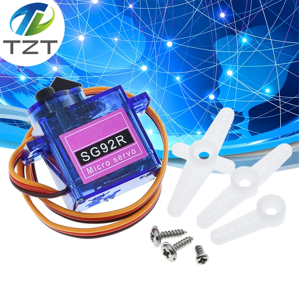 SG92R 2 5 кг Micro 9g сервопривод нейлоновые шестерни из углеродного волокна замена SG90
