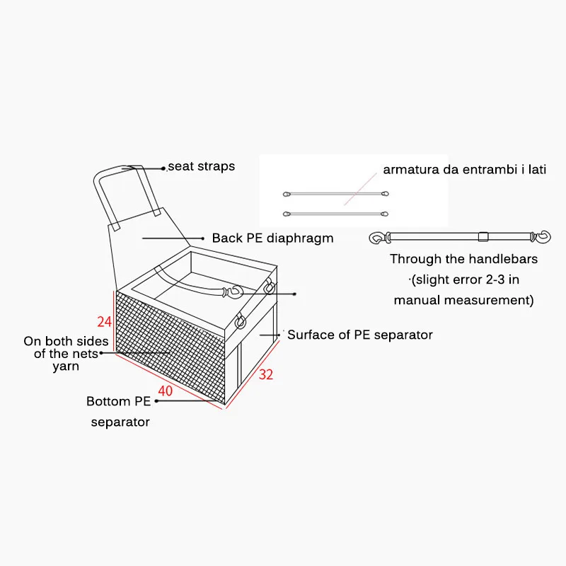 Переноска для домашних животных из ткани Оксфорд складная Автомобильная