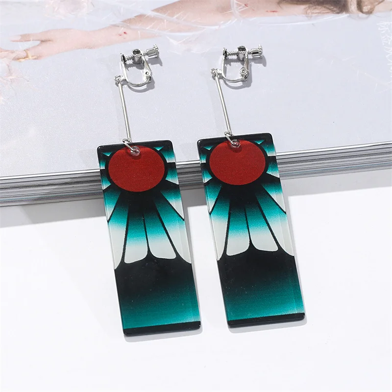 Акриловые серьги