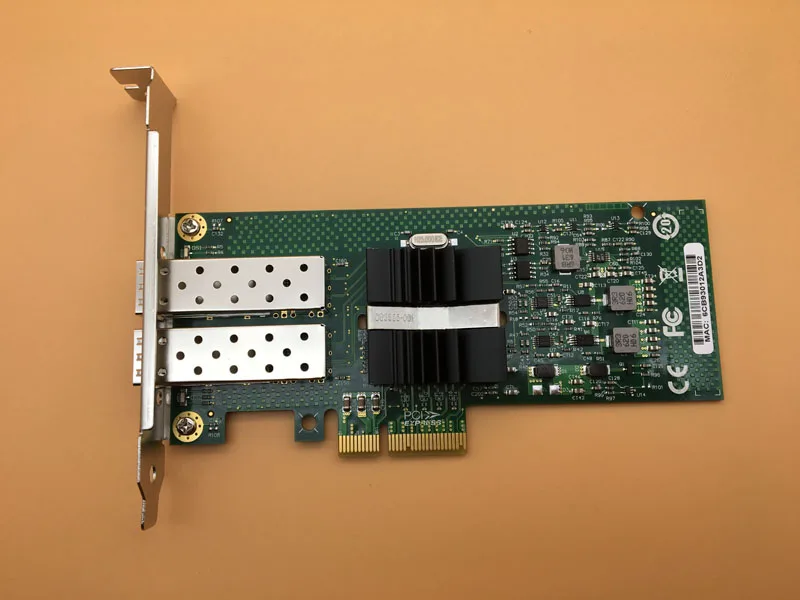 82576 микросхем двухпортовый SFP PCI-E X4 волоконный серверный адаптер NIC E1G42EF-SFP 1000 МБ