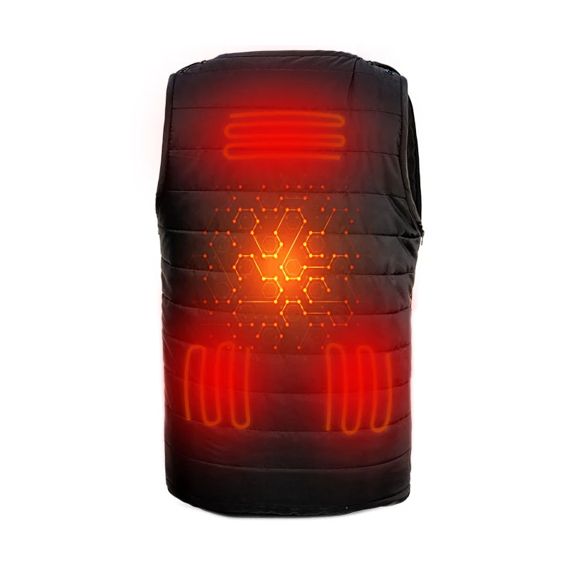 Жилет с подогревом для мужчин и женщин моющийся уличный жилет аккумулятором