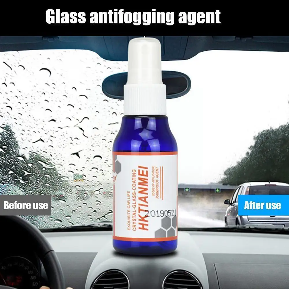 

60ml Nano Hydrophobic Coating Liquid Glass Waterproof Glass Car Spray Accessories Repair Rainproof Cleaning Agent Ceramic W L7R9