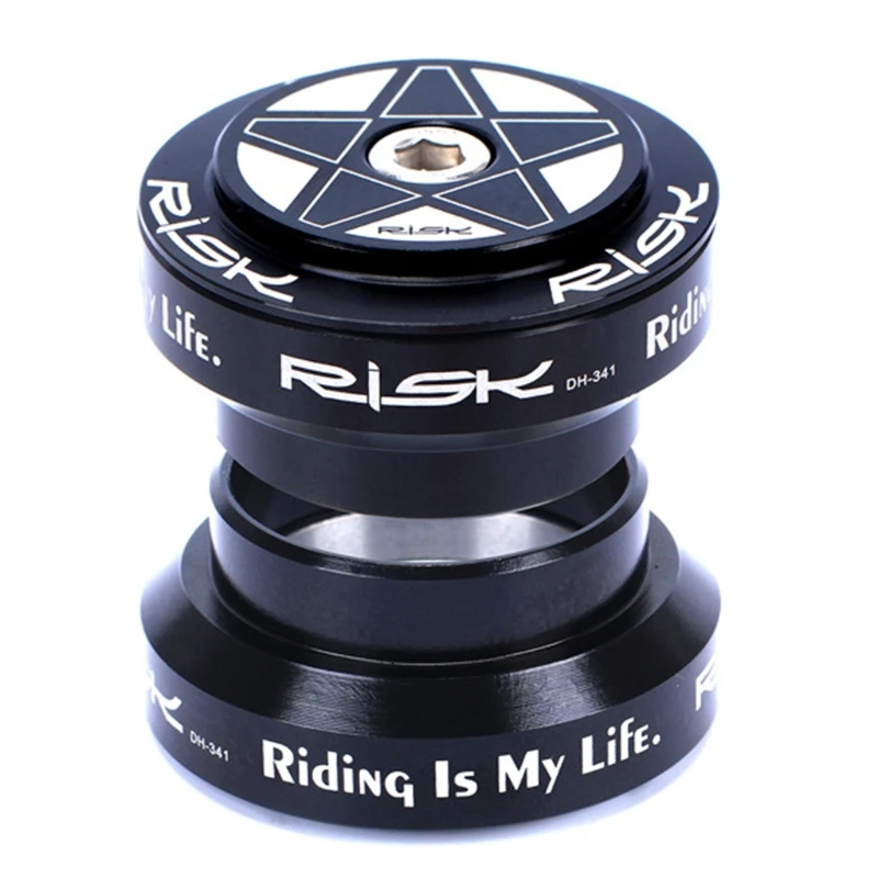 

RISK Aluminum Alloy Bicycle Headset,Aluminum Alloy Bike Bearings Bike Headset for straight Steer