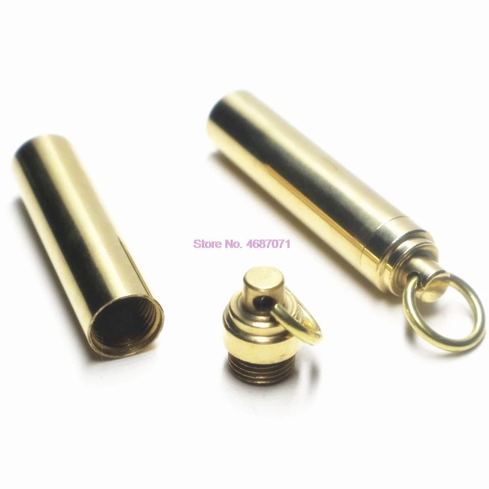 Изготовитель: 100 шт. портативная Водонепроницаемая латунная Герметичная Бутылка