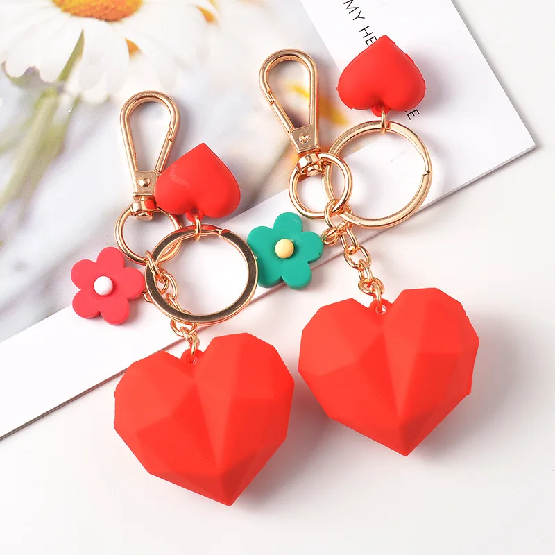 Креативная Геометрическая подвеска в виде сердца персика для девушки которую вы