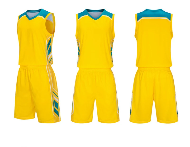 

New Basketball Player Jersey Set Streetball Training Camp Suit Team Clothes Sportwear Customize For Teenager Adult