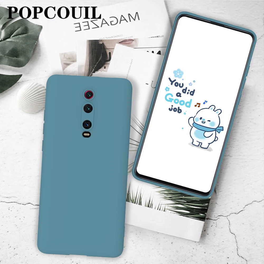

Solid color frosted mobile Phone Case For XIAOMI CC9 PRO 9 NOTE 10 redmi K30 K20 note8T color Phone Case candy Fitted Case Plain