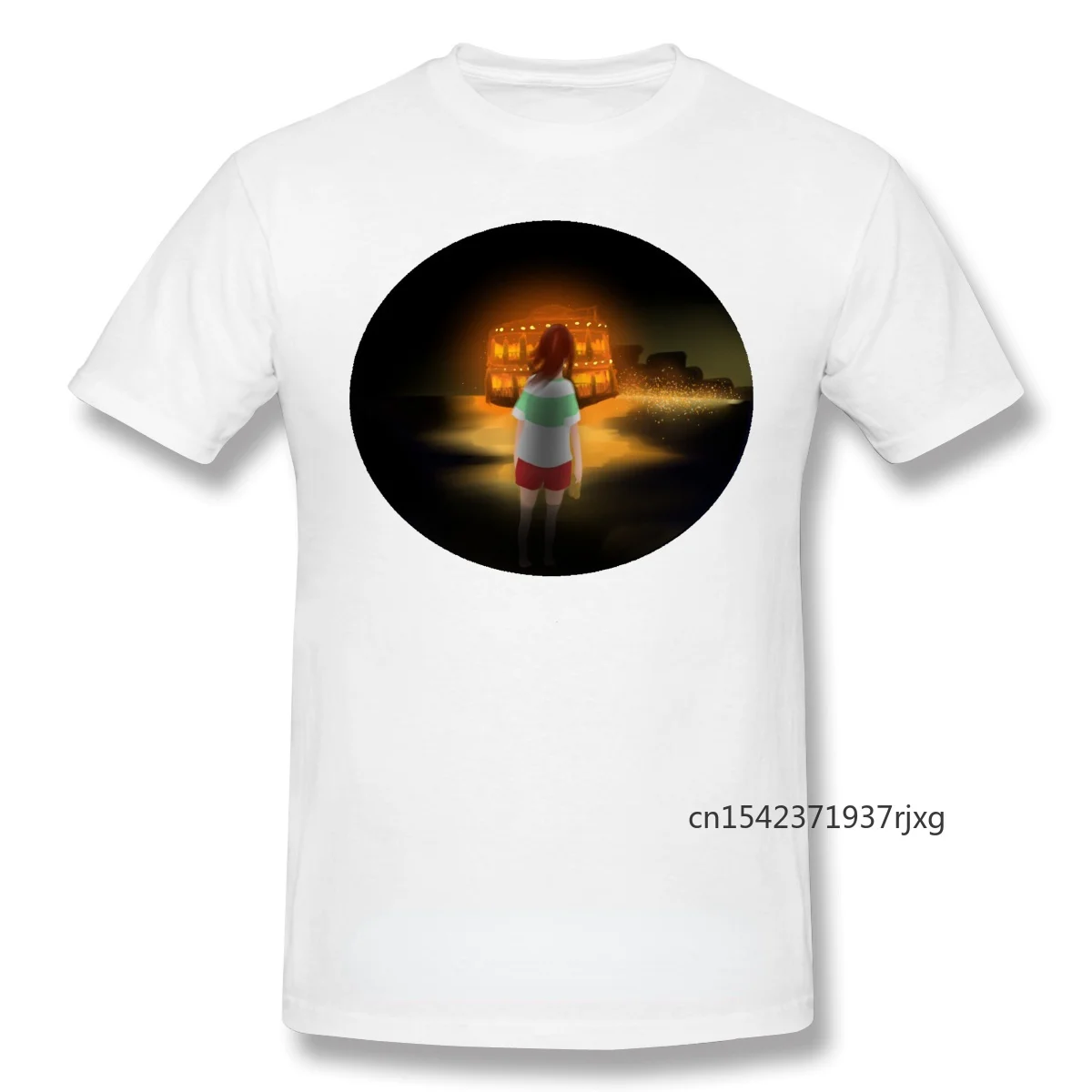 

Ogino Chihiro Print Funny T Shirts Spirited Away OginoChihiro Fantasy Movie Fashion Streetwear Graphic Harajuku O-Neck
