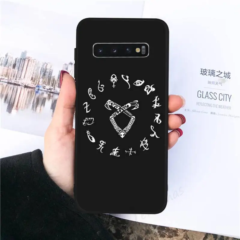 

Series Shadowhunters TV Phone Case For Samsung galaxy S 8 9 10 20 21 30 A 30 50 51 70 note 10 plus Ultra 5g