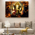 Лорд Ганеша, холст, раньше, раньше, боги индуии, художественные картины, Ганеш, художественные плакаты, домашний декор