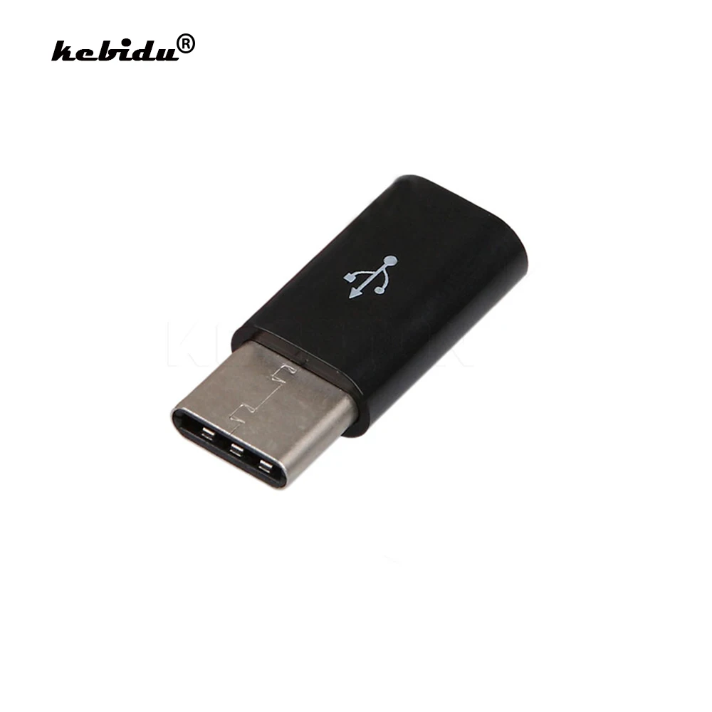 Kebidu мини USB 3 1 Тип C Male к микро usb Female конвертер c Micro кабель для передачи данных из