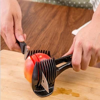 lemon tomato potato slicer kitchen gadget multifunction egg food clip clever onion cutter salad kitchen cooking accessories