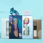 3 шт.компл. креативный скотч Васи с павлином, цветной, в китайском винтажном стиле, клейкая Маскировочная лента, для украшения книги, самодельная наклейка, небольшой подарок