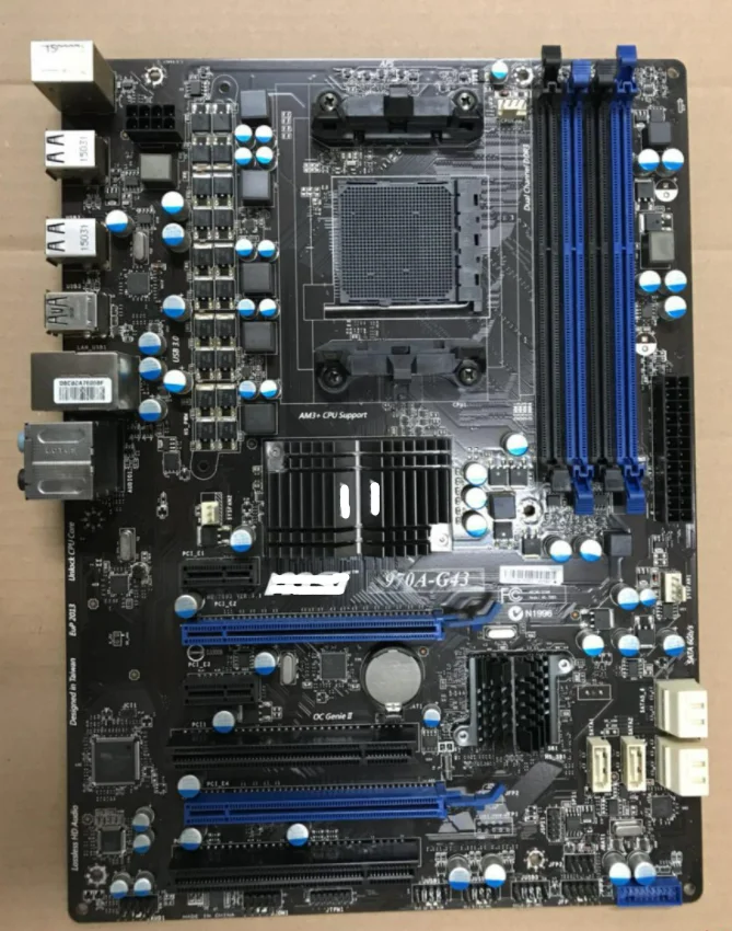 Оригинальная материнская плата для 970A-G43 DDR3 AM3/AM3 + USB2.0 USB3.0 SATA III 970 б/у настольная