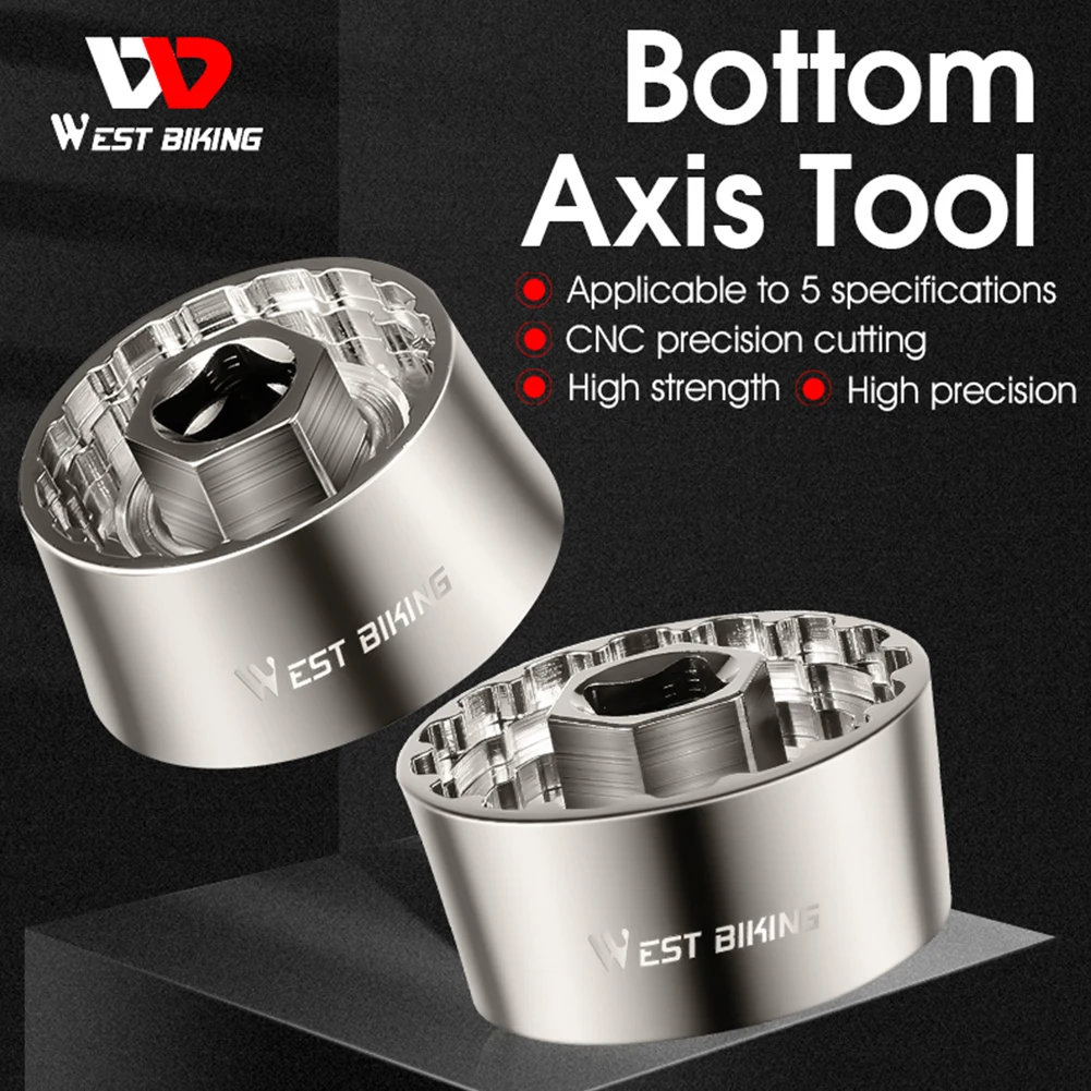 

Детали для велосипеда, нижний кронштейн 44 мм, экстрактор кривошипов велосипеда, инструменты для ремонта BBR60 WEST BIKING 16t FSA386