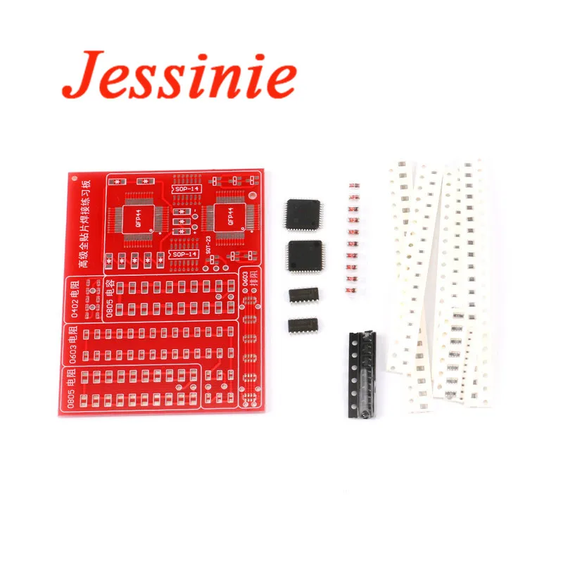 5 шт. SMD SMT Компоненты сварки практика доска пайка навыков обучение новичков DIY Kit